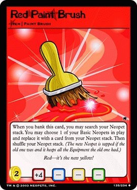 Red Paint Brush